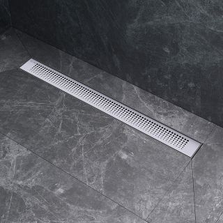 Душевой лоток AM.PM PrimeFlow 70 W02SC-P11-070-01SB с решеткой Хром матовый Cut Gradient